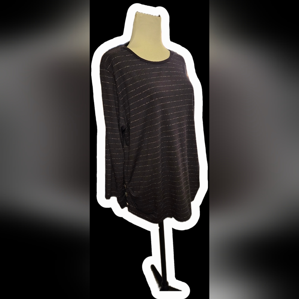 89th & Madison Blue Knit Sweater